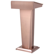 Stainless Steel rose gold podium speech table table reception desk 4s shop white metal cert desk