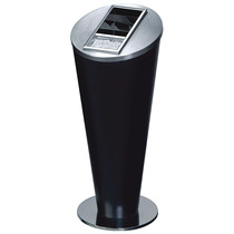 Conical floor stainless steel trash can Hotel lobby hotel ash bucket elevator vertical KTV ashtray