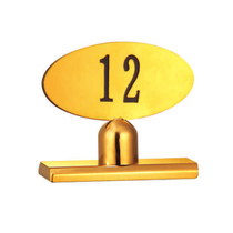 Restaurant Titanium stainless steel table number plate Table number plate plate seat table table number plate table table number plate table table number plate table table sign weight