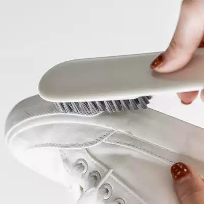 Shoe brush household dormitory sports shoes White shoes multifunctional bristles cleaning shoe brush Japanese style simple brush long handle