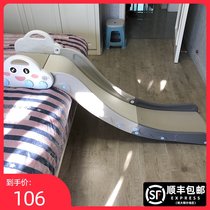 Childrens indoor slide home baby bed slide sofa kid toy bed along small plastic playground