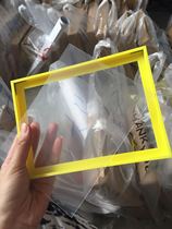 PVC hard sheet blister transparent plastic sheet photo frame glass transparent PVC window sheet plastic film film