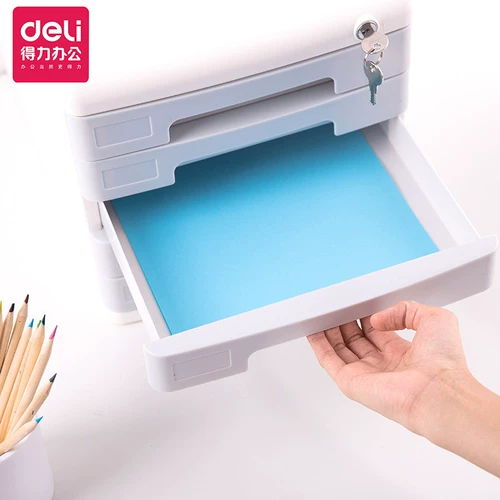 Deli Desktop Файл Шкаф Уведомление об уведомлении Сортировка ящика для хранения ящика -стиль шкафа.