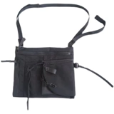 韩系斜挎包男女2022春日常街头潮牌设计感多口袋大容量工装单肩包