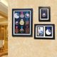 Wooden medal display frame marathon medal display stand badge framed medal storage creative photo frame setting table