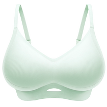 Catman external expansion bra for women to push up small breasts to make them look bigger seamless peach cup summer thin pure lust comic bra