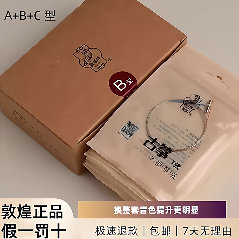 Dunhuang Brand Guzheng Strings B Type Genuine Professional Performance Ethnic Musical Instrument Abc Type 1-21 Set Complete Set of Strings