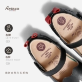 Обувь для девочек для раннего возраста, туфли для кожаной обуви для принцессы, из натуральной кожи, осенняя, мягкая подошва