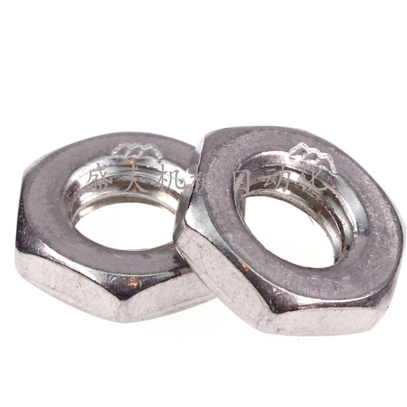 316 stainless steel thin nut hexagonal thin screw cap screw cap M8M10M12M14M16M18M20M33M36