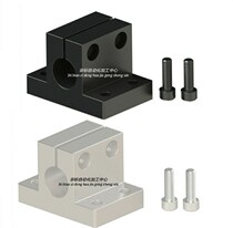 Optical axis fixed abutment side mounting polished rod fixed base with bracket CLTB guide bearing bracket shaft abutment