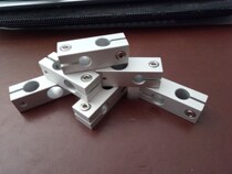 Stainless steel tube cross fixing clip strut fixed clip double hole connecting piece cross connecting piece