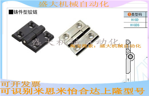 HIGD 40 50 60 HIGDS 40 50 60 60 Lung Castings Type hinged hinges