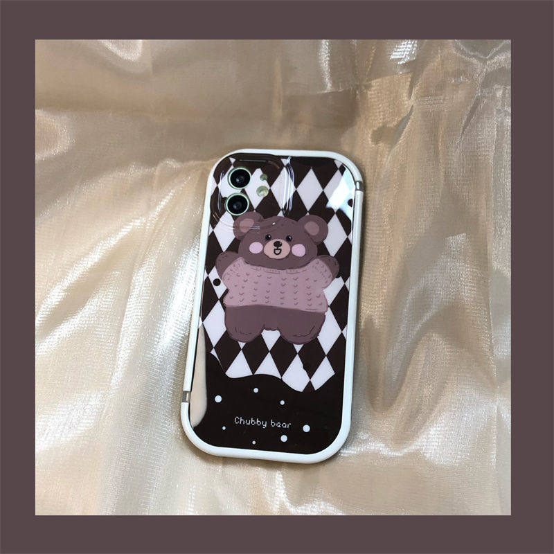 Ins hit color border magna with iPhone13promax mobile phone protective shell Apple 12 11 anti-fall xsma