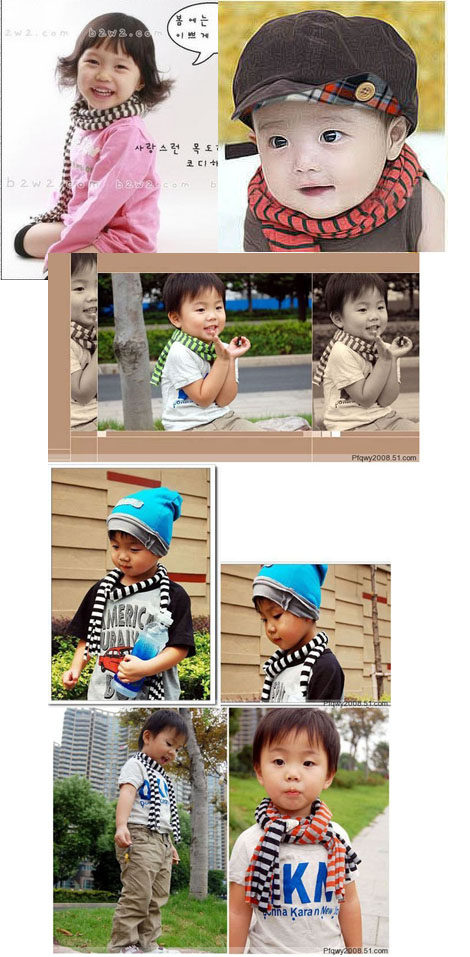 Echarpe enfant en coton - Ref 2140872 Image 7