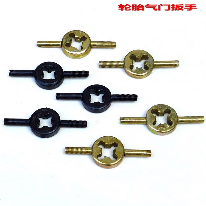 Locomotive valve key Valve core wrench American valve wrench Inner tube wrench tire repair tool deflation needle