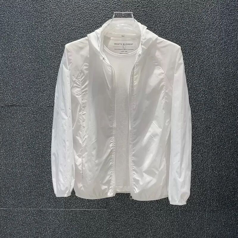 Summer Clothing for Men 2025 Sun Protection Lightweight Breathable Jacket New Thin Stand-Up Collar Casual Trendy Jacket for Men