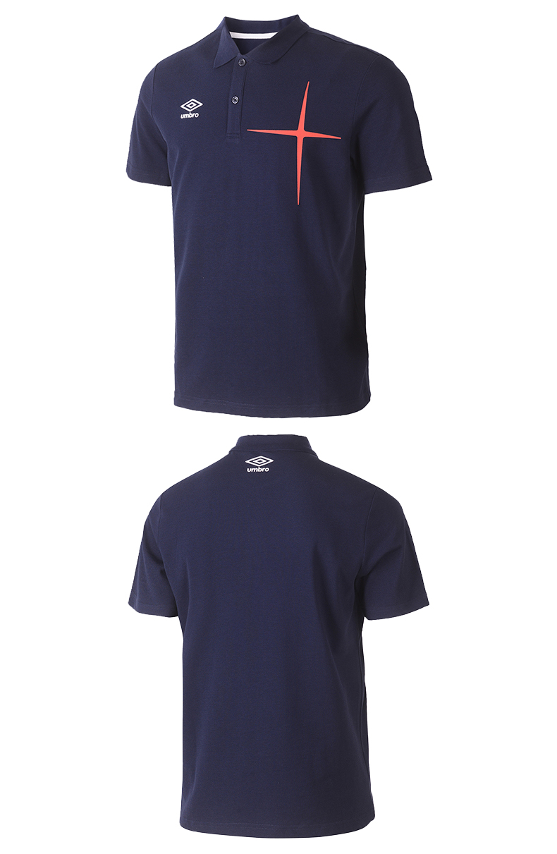 Umbro Yinbao 2019 hè mới xu hướng ve áo nam giản dị Áo sơ mi nam thể thao nam áo thun ngắn tay - Áo polo thể thao áo polo nam