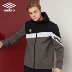 UMBRO yinbao 2019 xuân mới nam bình thường áo gió thời trang hoang dã áo len dây kéo thể thao - Áo gió thể thao áo khoác gió uniqlo nam Áo gió thể thao