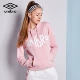 Umbro UMBRO của phụ nữ mùa xuân mới áo hoodie giản dị in áo len đơn giản áo thể thao sinh viên - Thể thao lông cừu / jumper sweater trắng