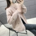 Áo khoác len nữ mùa thu đầu len 2019 mùa thu mới của phụ nữ đan áo len mùa thu lỏng nữ bên ngoài - Áo len ao kieu dep Áo len
