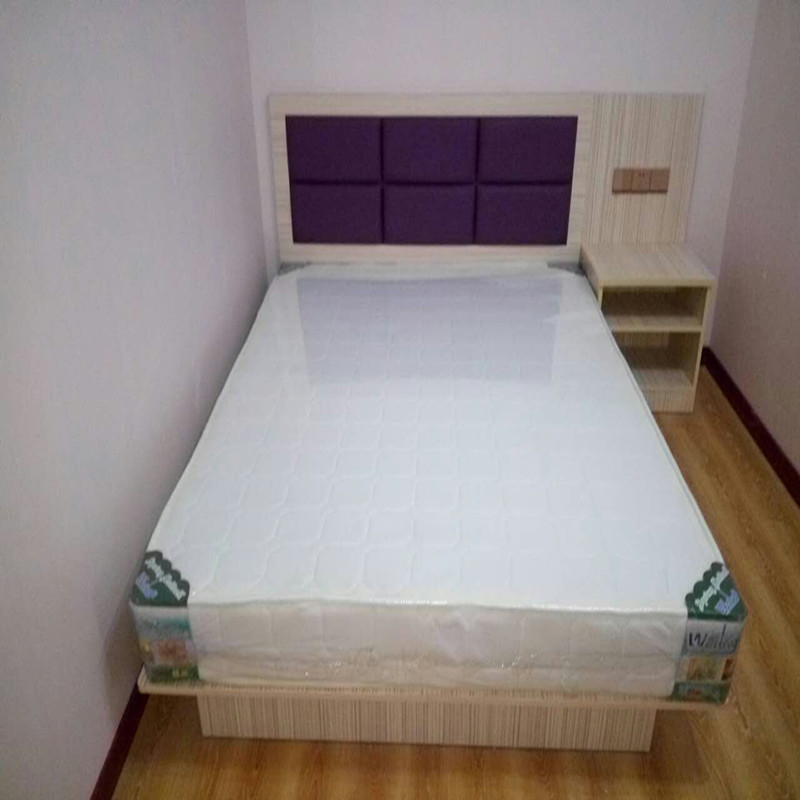 Express khách sạn căn hộ chung cư hoàn chỉnh bộ nhà sản xuất đồ nội thất tùy chỉnh tinh thể khóa mềm gói giường ngủ giường hộp trở lại - Nội thất khách sạn mẫu kệ đẹp