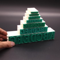 Small large 26 English letter chapters Student seal Price Production date label Movable type combination number