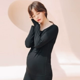 Термобелье, осенние демисезонные штаны для беременных, послеродовая зимняя пижама для кормящих грудью, удерживающее тепло нижнее белье