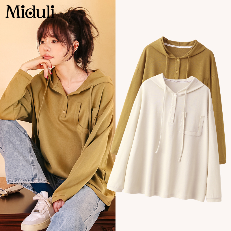 Pregnancy woman dress for autumn clothes in spring and autumn in pregnant women's clothing autumn and winter style 2023 new coat long sleeve t-shirt slats-Taobao