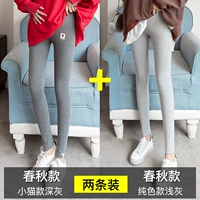 Весна и осенние котят глубоко серой+весна и осень чистый цвет светло -серый