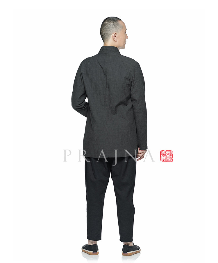 Trái tim tuyệt vời trái tim mùa xuân và mùa thu quần áo nam cải tiến ban đầu giản dị Hanfu Tang phù hợp với quần áo truyền thống quốc gia bộ đồ dân tộc