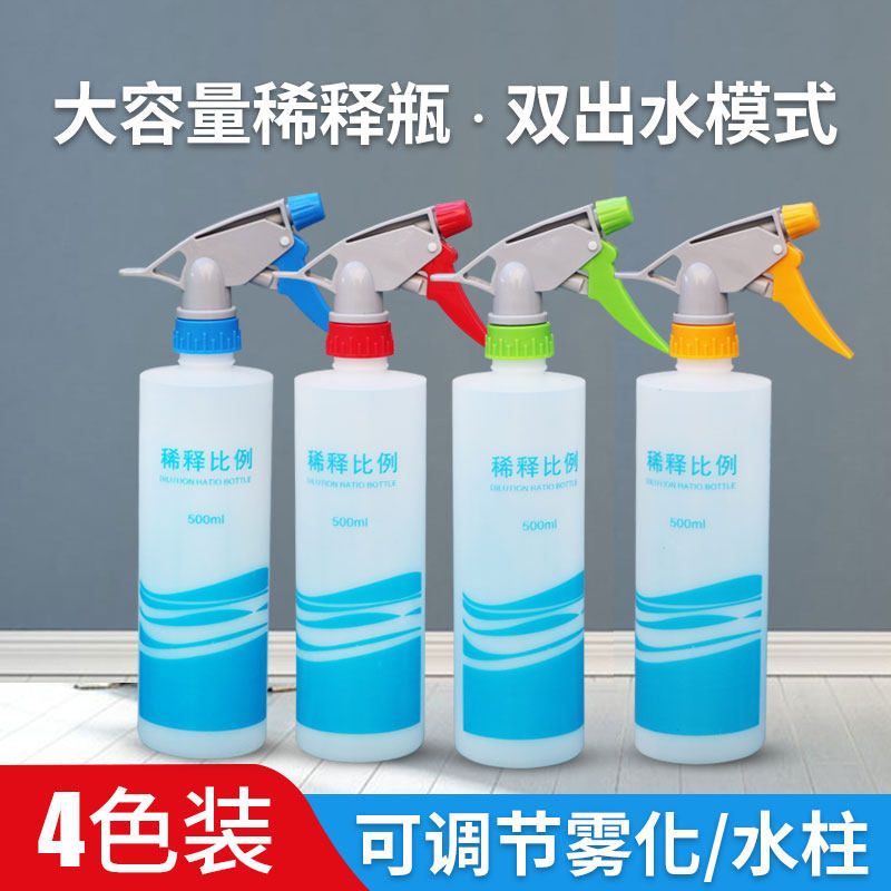 Housekeeping Cleaning Home Gardening Watering Scale Spray Jug Nebulizer Dilution Bottle Acid-proof Hand pressed size Spray Pot