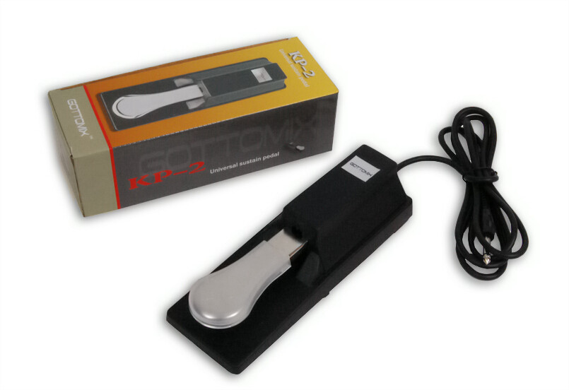 GOTTOMIX KP-2 midi keyboard synthesizer electronic violin with professional big Yantone pedal