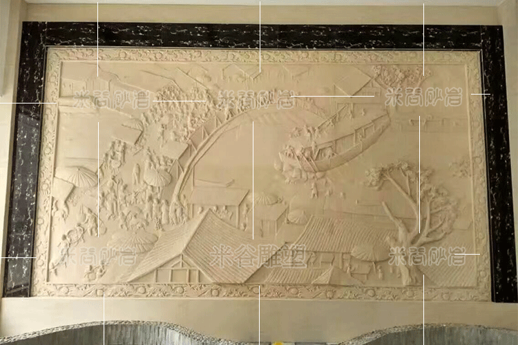 Скульптуры из песчаника 沙岩浮雕定制别墅外墙装饰砂岩玻璃钢仿铜历史文化雕塑清明上河图 Скульптуры из песчаника 沙岩浮雕定制别墅外墙装饰砂岩玻璃钢仿铜历史文化雕塑清明上河图