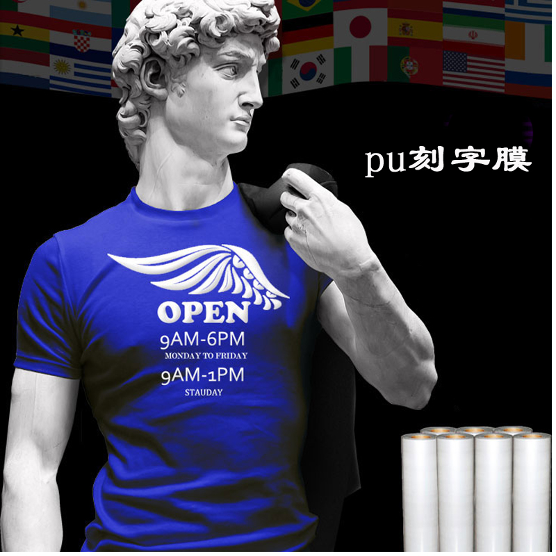 Thermal transfer paper New transfer consumables Clothing clothing TransMax flower diyT shirt logo soft PU lettering film
