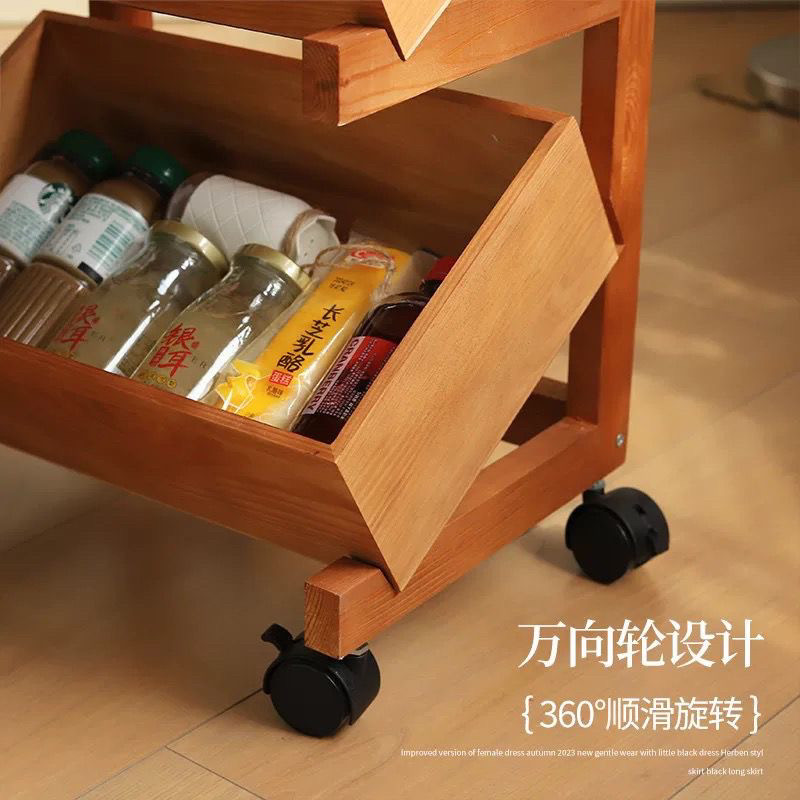 Балкон стойки 全实木多层厨房客厅收纳层架家用零食水果杂物储存书架花架置物架 OTHER