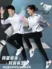 Autumn and winter new Korean badminton suit suit men's and women's long-sleeved jacket trousers tennis sports quick-drying clothes group purchase