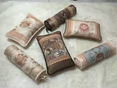 New beauty salon foot pillow small pillow European embroidered foot pillow beauty bed pillow beauty bed pillow