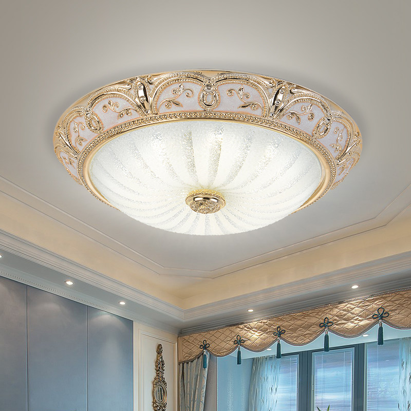 Eurostyle LED Ceiling Light American Minima Aisle Xuan Guan Balcony Triple Discoloration Minima Room Bedroom Round Luminaire-Taobao