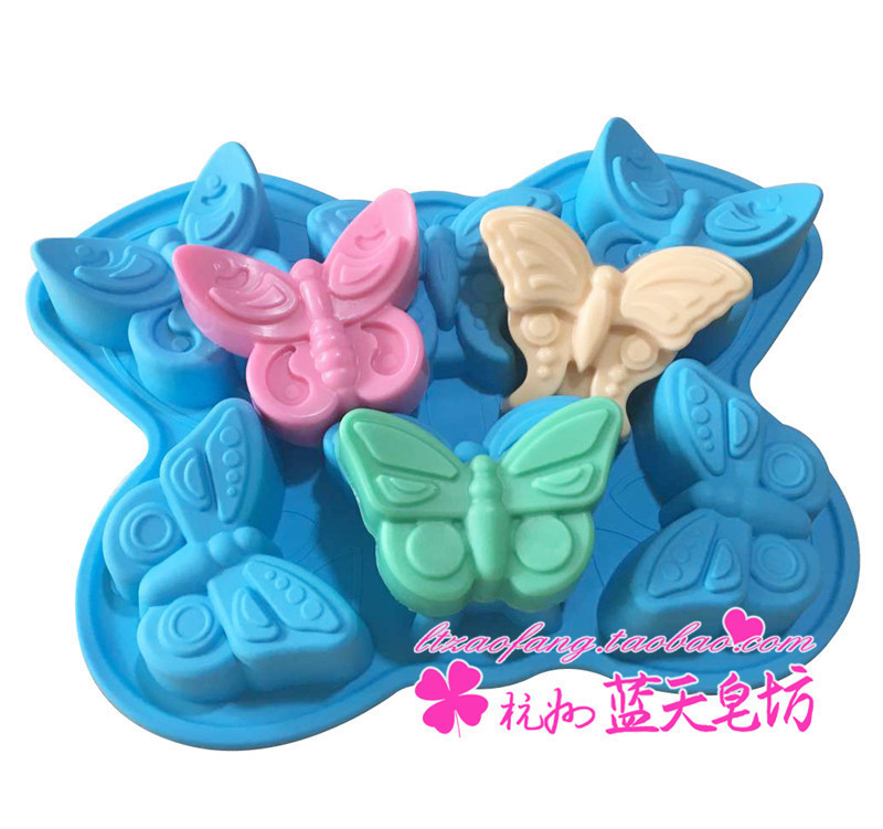 xj307 Silicone Mould Hand Soap Mould Ice Mold Insect Mold Zoo Butterfly Mold
