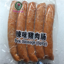 Yangke 400G spicy pork sausage barbecue sausage fried sausage Jiangsu Zhejiang Shanghai and Anhui 5 bags
