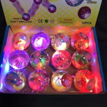 5 5 flash crystal ball glowing bouncy ball pinball glowing toy flash elastic ball drawstring children with rope ball