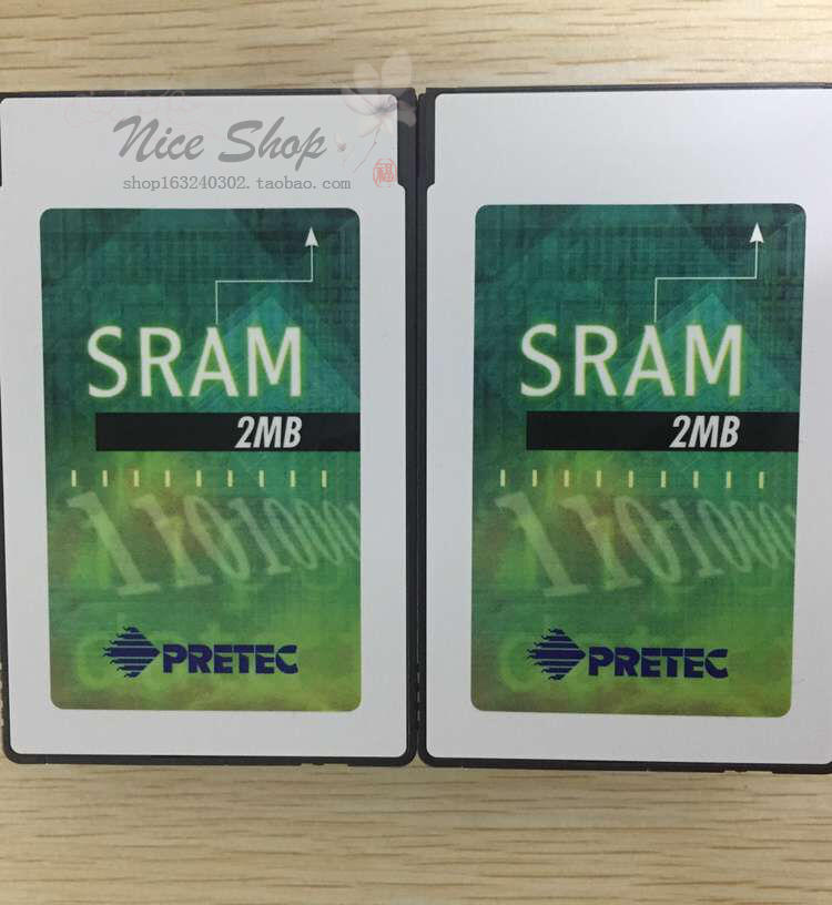 SRAM card 2MB PCMCIA Card PRETEC Xiwang Technology new with battery spot original