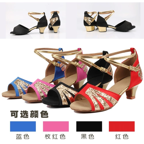 Обувь, золотые сандалии, современные танцующие туфли для матери