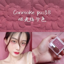 PW44 45 Japan canmake monochrome matte flowers blush PW41 25 38