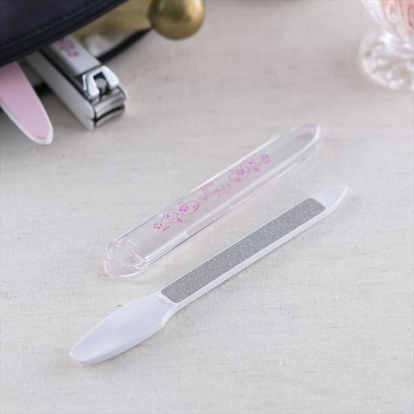 Japanese Kai Double-Sided Stainless Steel Nail File Care Polishing Stick Antibacterial Steel Nail Tool