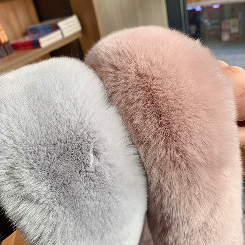 Зимний шарф, универсальный бархатный удерживающий тепло шарф-платок, в корейском стиле, увеличенная толщина