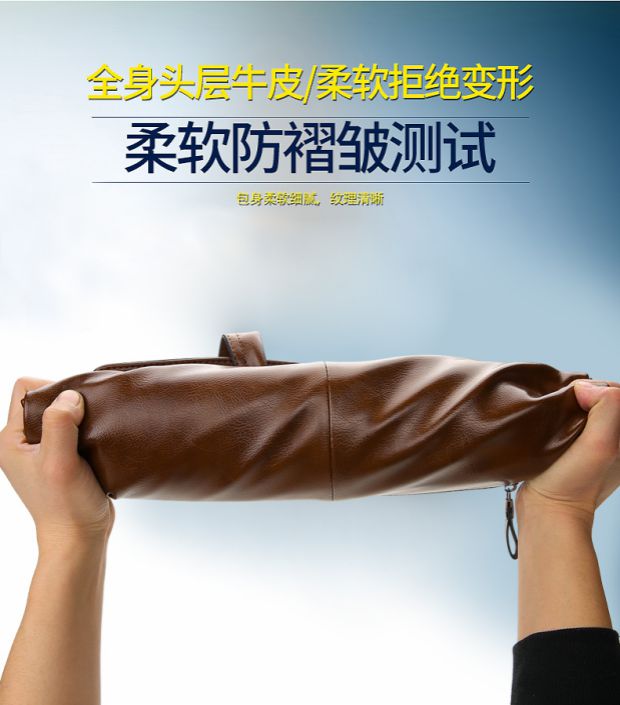 Kangaroo Men Bao quy đầu nam Túi xách dành cho nam Túi xách chéo Túi da mềm Túi đeo vai Túi Messenger Túi thông thường cho nam túi xách hàng hiệu