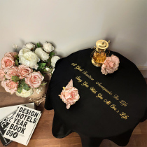 Nordic light luxury Modern simple dust cover single and double door refrigerator nightstand Microwave oven cover tablecloth Coffee table