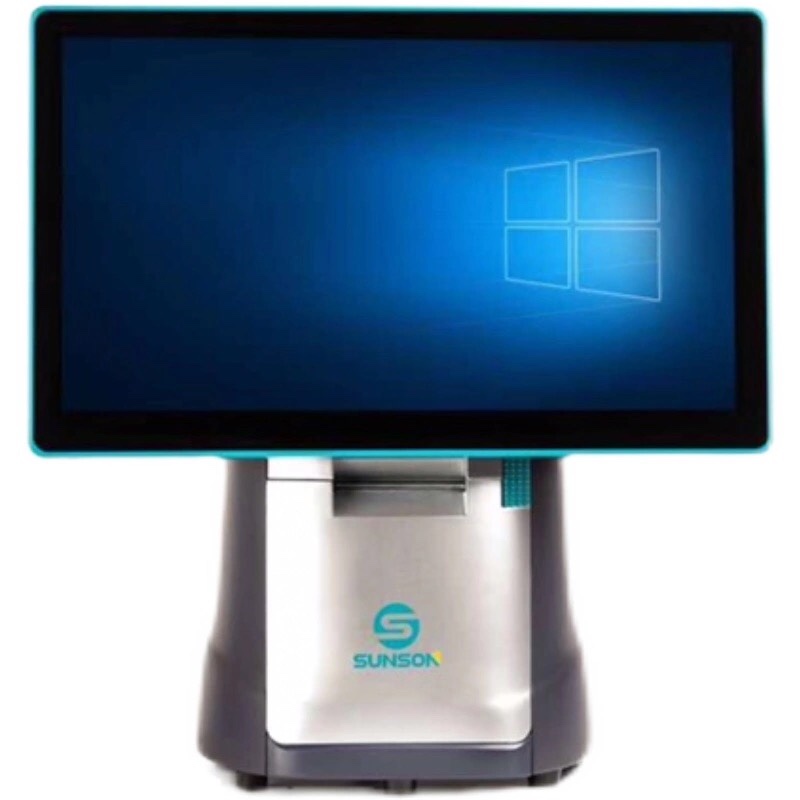 Shang Sheng SP01A Single Screen Built-in Print-Table Machine Catering Touch Point Dining Machine Touch All-in-one Fast Food Store Cashier