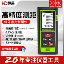 Hengchang laser rangefinder Handheld infrared measuring ruler Electronic ruler High precision distance measuring room measuring instrument